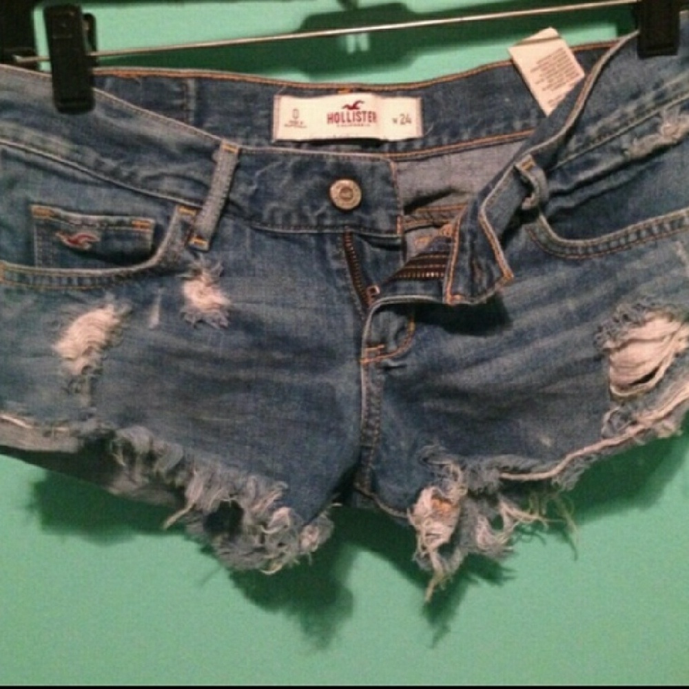 Denim shorts